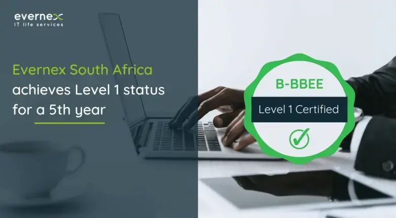 B-BBEE-Level-1 Certification Evernex South Afrika- Evernex