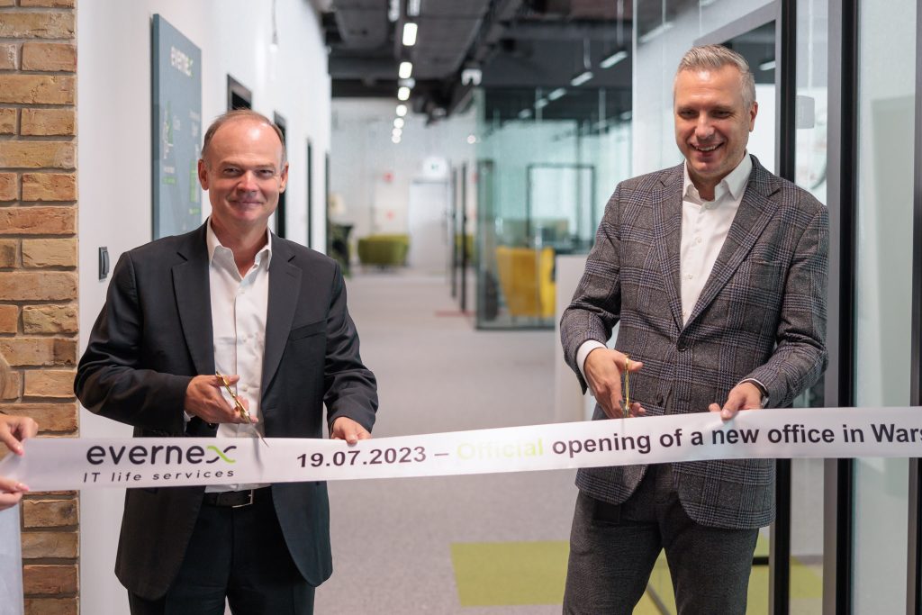Warsaw, Poland — In a move towards strengthening its presence in Poland, Evernex held the official opening of its new office in the heart of Warsaw.