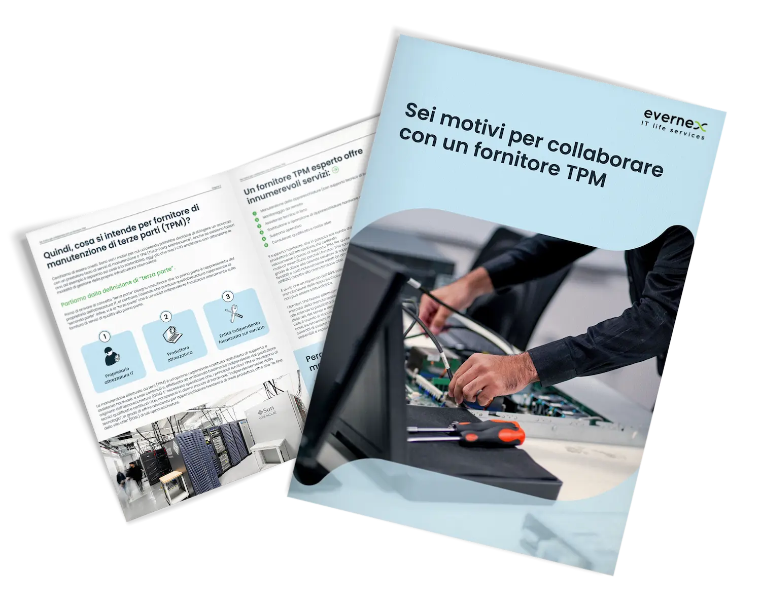 Evernex_Mockup_Six reasons to partner with a TPM Provider_Sneak Peak_ITA Six reasons to partner with a TPM