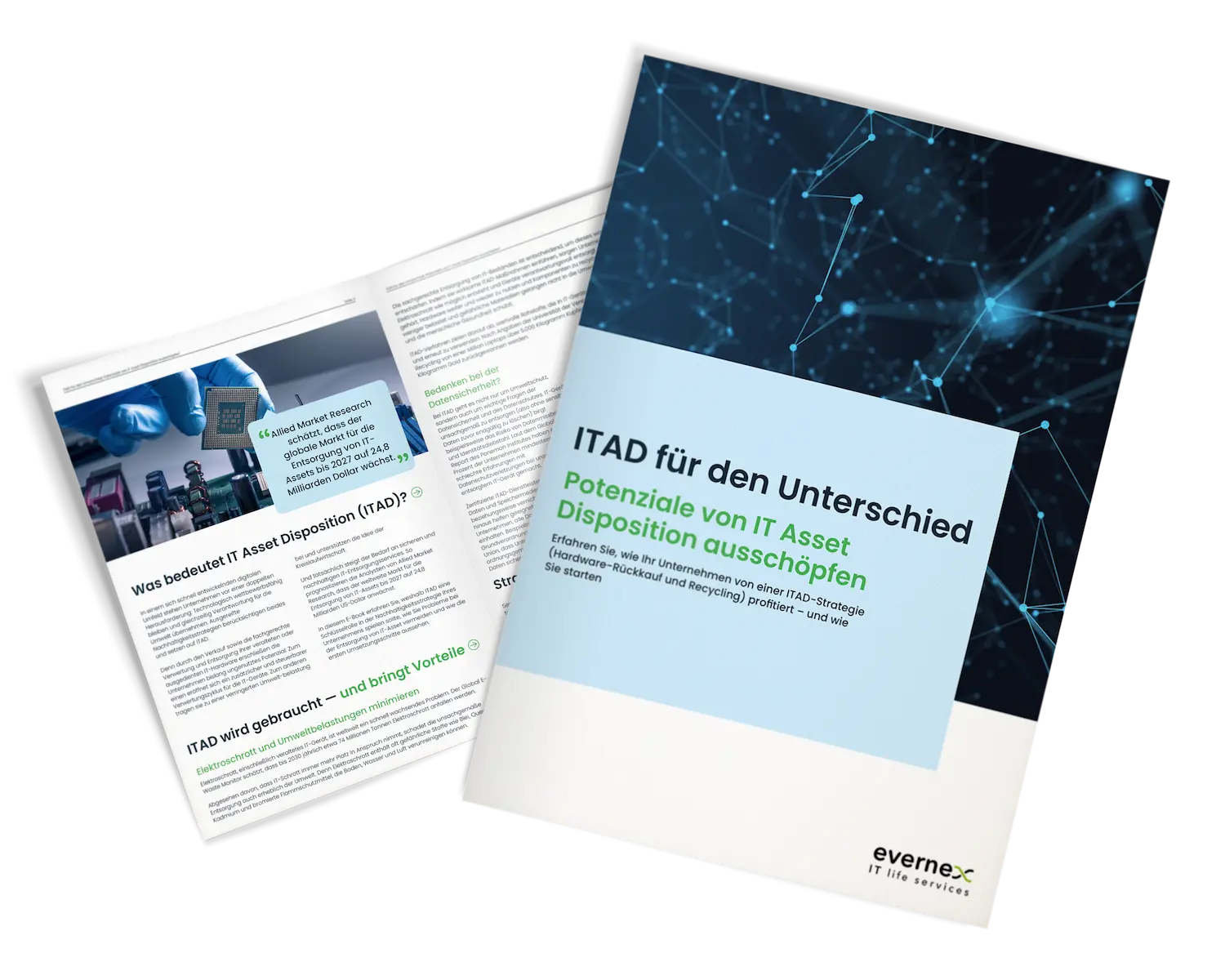 Evernex_Mockup_ITAD matters_Sneak Peak_DE eBook ITAD matters