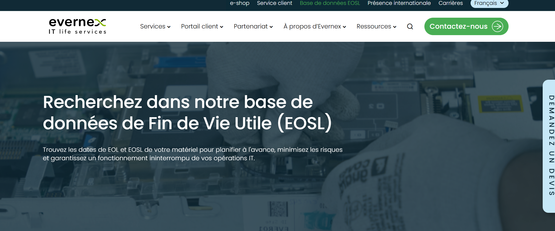 EOSL database